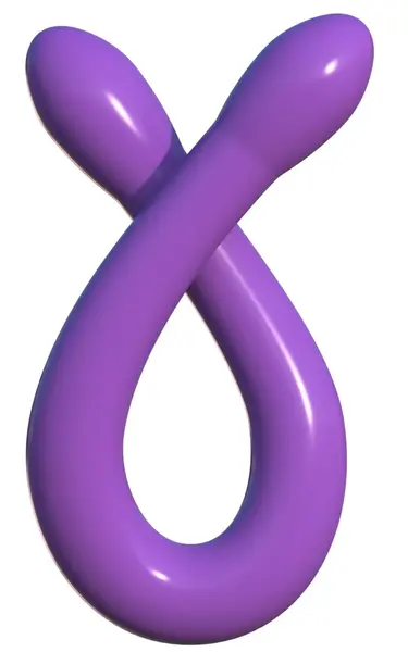 Pipedream Classix Double Whammy Flexible Dual-Ended Model Purple 44cm