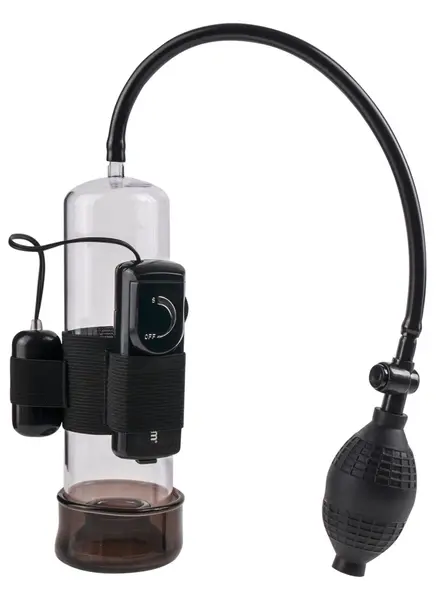 Pipedream Vibrating Power Pump Intimate Vacuum Trainer 22cm Transparent