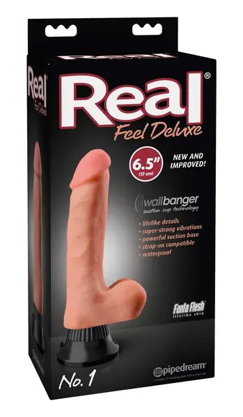 Pipedream Real Feel Deluxe No. 1 Light - Vibrirajući Intimni Uređaj 22cm