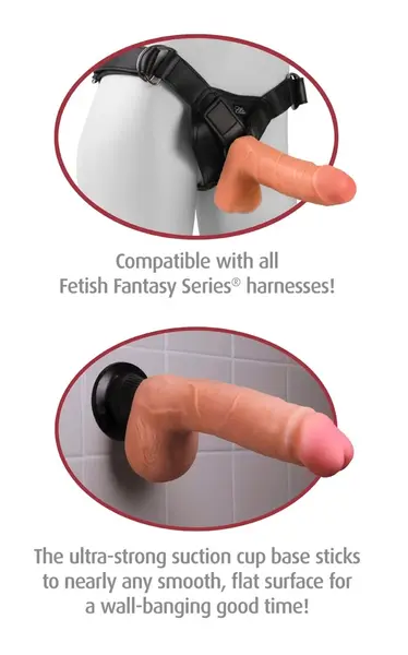 Pipedream Real Feel Deluxe No. 1 Light - Vibrirajući Intimni Uređaj 22cm