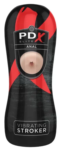 PEE Vibrirajući Analni Stroker 17.5cm - Uklonjivi Rukav i Vibro-Metak