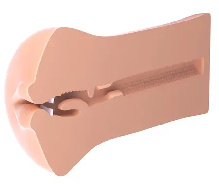 Pipedream FMS To Go Intimna Mašina Oblik Usta Koža 16,3cm