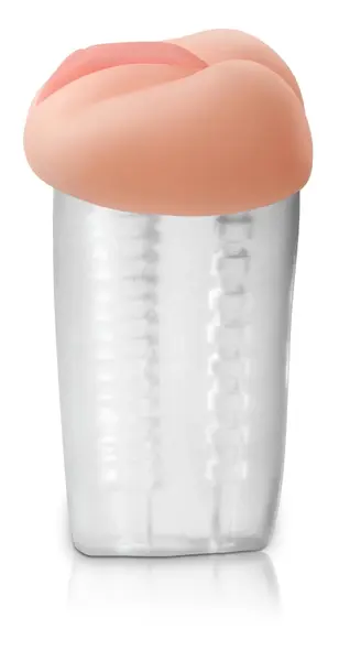 Pipedream Deluxe See-Thru Intimni Trener TPE 14,8cm Prozirni