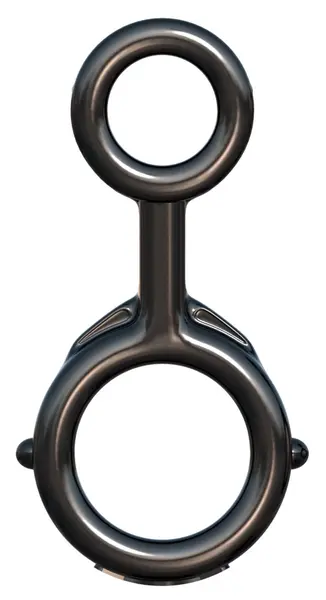 FCR Ironman Duo Support Ring Set TPR Black, Adjustable Sizes