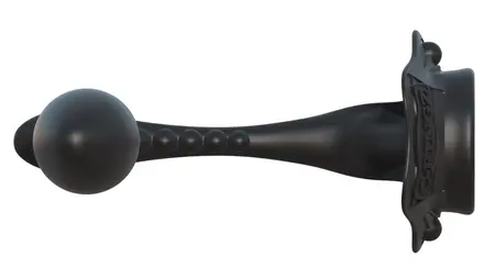 FCR Rock Hard Dual Funkcija Silicone Intimni Sistem Crni 4 cm
