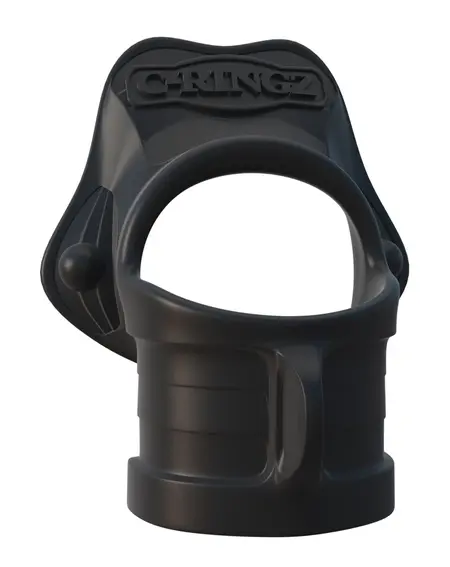 FCR Rock Hard Dual Support Prsten Silicone Crni 3.8 cm i 3.3 cm