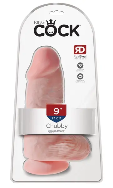 King Cock Chubby Light Anatomski Model sa Usisnom Čašicom 22.9 cm PVC
