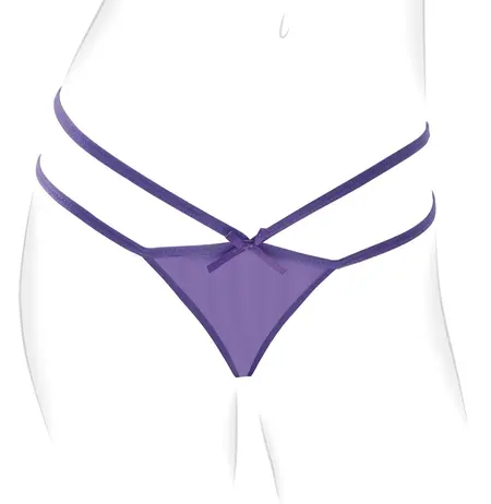 Fifty Shades of Grey Petite Panties Set sa Daljinskim Upravljanjem i Bulletom Crna