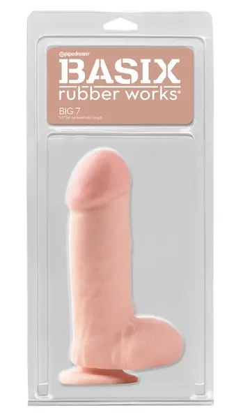 Pipedream Basic Rubber Works Big 7 Light Anatomical Model 20.3 cm PVC