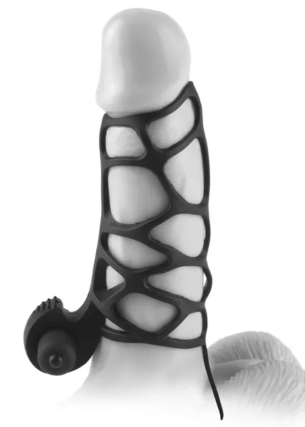 Fantasy X-tensions Extreme Silicone Power Cage sa mini vibratorom 12cm