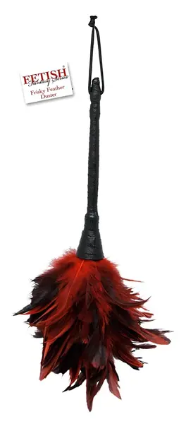 FFS Frisky Perjani prašak za intimne senzacije 35.6 cm Crna