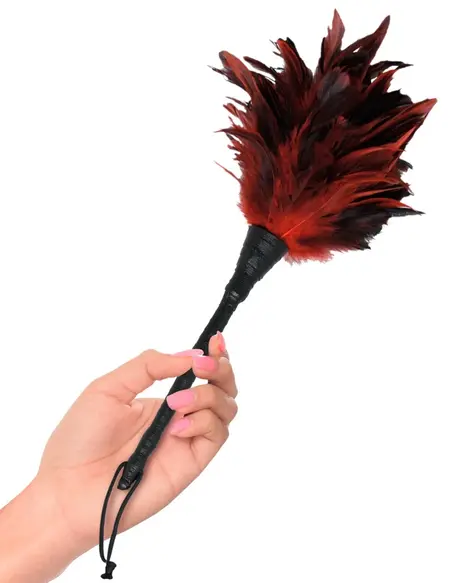 FFS Frisky Perjani prašak za intimne senzacije 35.6 cm Crna