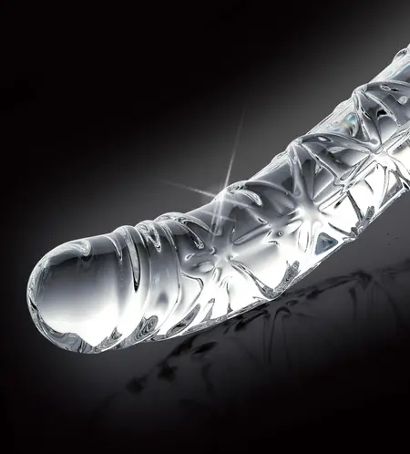 Pipedream Icicles No. 60 Ručno duvani stakleni masažer 16.5cm Providni