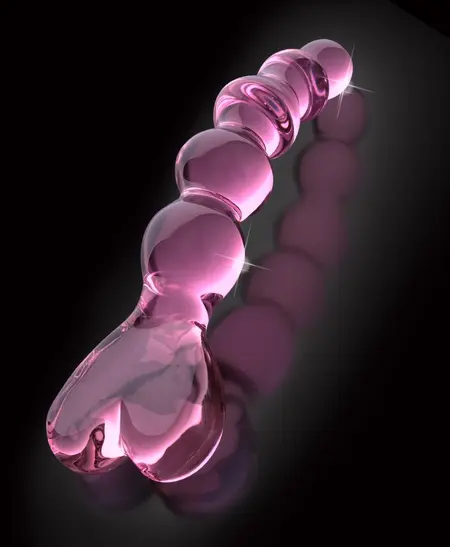 Pipedream Icicles No. 43 Pink Glass Massage Wand 20 cm