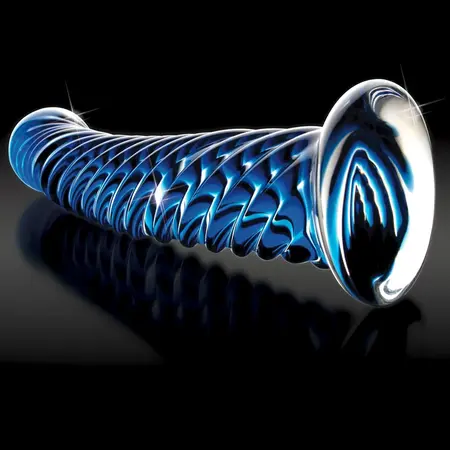Pipedream Icicles No. 29 Blue Glass Intimate Massager 19 cm