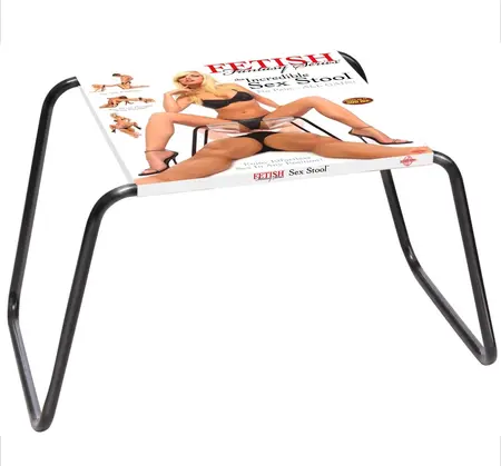 FFS The Incredible Positioning Stool Transparent 60x38x43 cm Max 135 kg