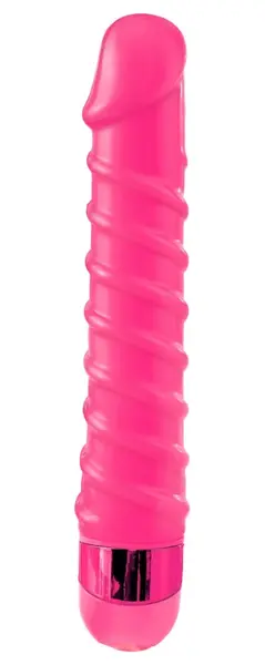 Pipedream Classix Candy Twirl Vibrating Device Pink 16.2 cm Waterproof