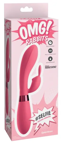 OMG! Silicone Intimate Device Pink 10 Modes Waterproof 21cm