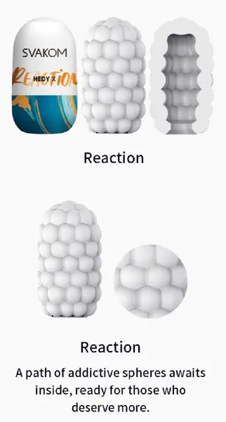 SVAKOM Hedy X-Reaction Set of 5 Flexible Intimate Egg Devices