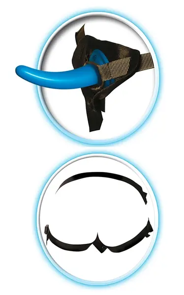 Fetish Fantasy Series Beginner Strap-On Set Adjustable Black 12.6cm