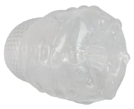Stroker Pocket Intimate Device Rave Transparent Flexible 13 cm TPE