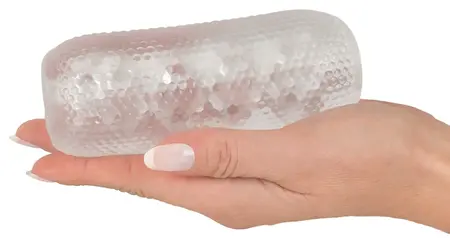 Stroker Pocket Intimate Machine Speed Transparent, Compact 13 cm TPE