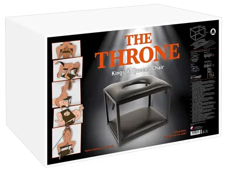 You2Toys The Throne Bondage Chair Set with Accessories, Black, 48.5x38.5x30.5cm