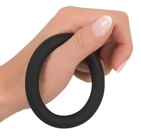 You2Toys Silicone Dual Support Loop Flexible 5 cm Black Ring