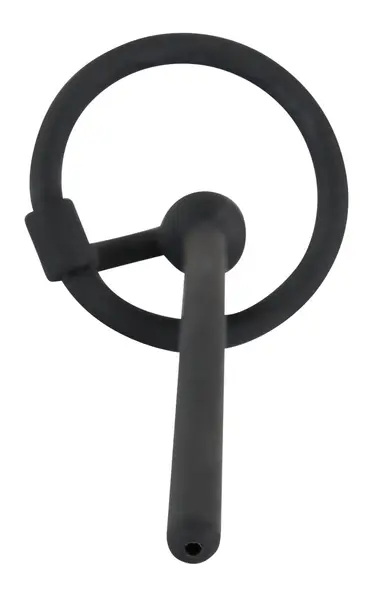 You2Toys Silicone Urethral System with Removable Stopper 12.7 cm Black