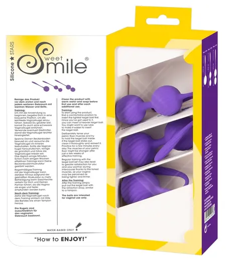 Sweet Smile Kegel Training Set 3-Piece Silicone Pelvic Floor Balls