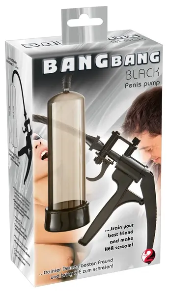 Bang Bang Black Pressure System with Scissors Grip, 22 cm, Black