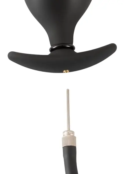 You2Toys Inflatable Plug Silicone Black 8 cm Adjustable Size