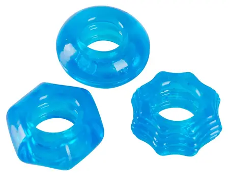 You2Toys Stretchy Ring Set 3 pcs Flexible TPE Adjustable Sizes