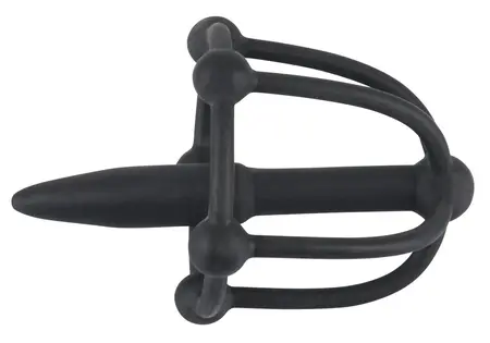 You2Toys Soft Silicone Dilator with Flexible Glans Cage 5.7cm