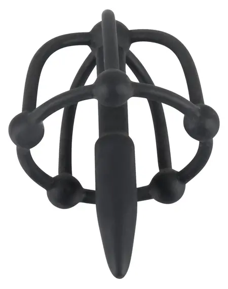 You2Toys Soft Silicone Dilator with Flexible Glans Cage 5.7cm