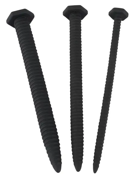 You2Toys Set of 3 Spiral Silicone Urethral Dilators, 15.5 cm, Black