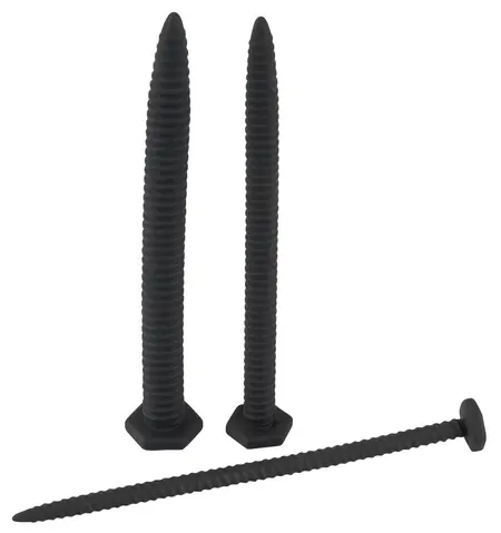 You2Toys Set of 3 Spiral Silicone Urethral Dilators, 15.5 cm, Black