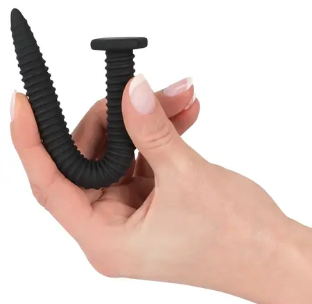 You2Toys Set of 3 Spiral Silicone Urethral Dilators, 15.5 cm, Black