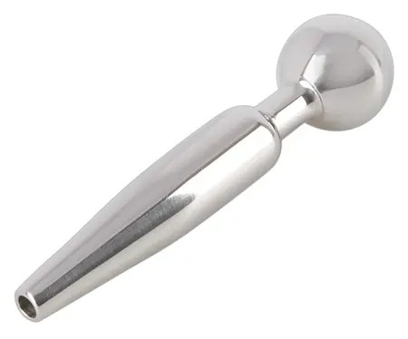 Mystim Cum-Thru Stainless Steel Hollow Urethral Sound 6.7 cm