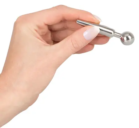 Mystim Cum-Thru Stainless Steel Hollow Urethral Sound 6.7 cm