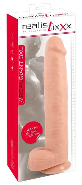 Realistixxx Giant 3XL Anatomical Model PVC 42 cm with Suction Base
