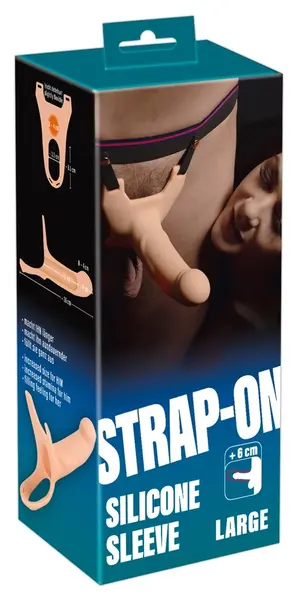 You2Toys Silicone Extension System +6cm, Adjustable Harness, Large Size