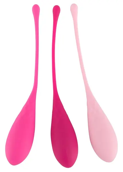Sweet Smile Kegel Training Balls Set 3 pcs Silicone Graduated Weights