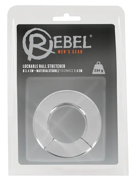 You2Toys Magnetic Stainless Steel Ball Ring 14 mm, Silver, 234g