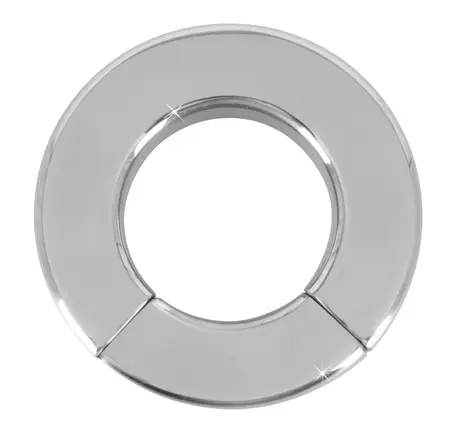 You2Toys Magnetic Stainless Steel Ball Ring 14 mm, Silver, 234g