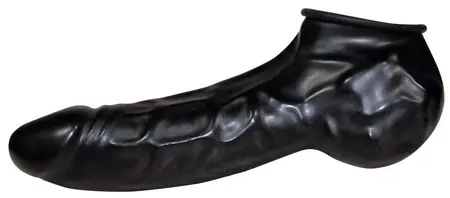 Be Bizarre Undercover Black Latex Anatomical Sleeve 22 cm