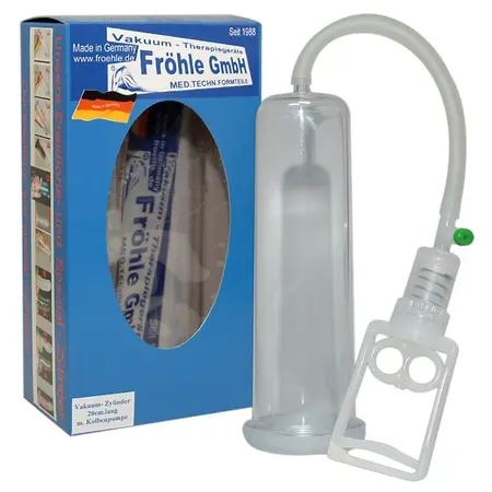 FROHLE PP004 Professional Intimate Vacuum Pump L, 20 cm, Clear Tube