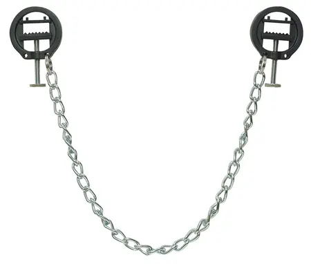 You2Toys Adjustable Nipple Clamps with Lightweight Metal Chain 44cm