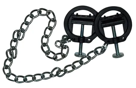 You2Toys Adjustable Nipple Clamps with Lightweight Metal Chain 44cm