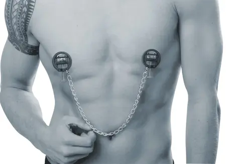 You2Toys Adjustable Nipple Clamps with Lightweight Metal Chain 44cm